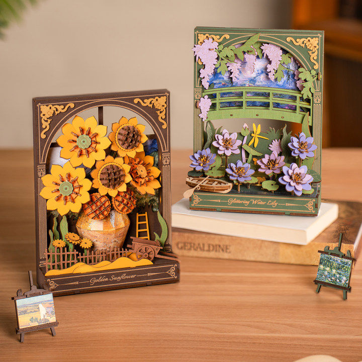 Rowood 3D Holzpuzzle - Goldene Sonnenblume TH002 Galeriebild 6