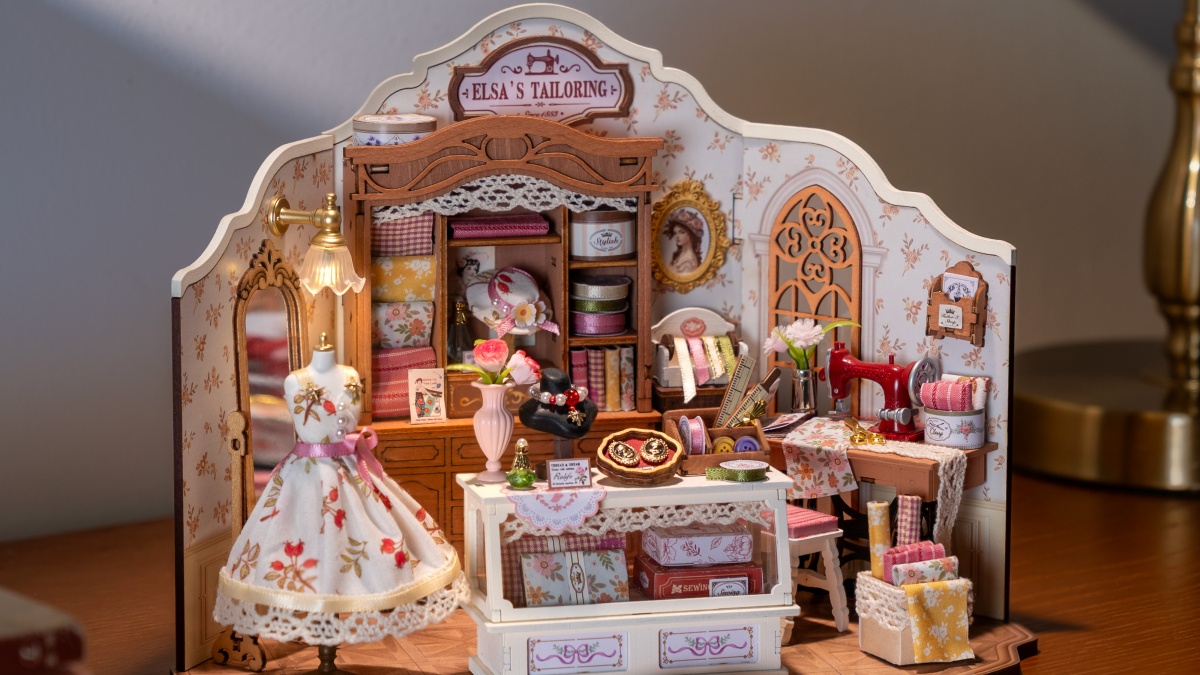 Every Girl's Dream Build A Romantic Miniature Tailor Shop of Your Own