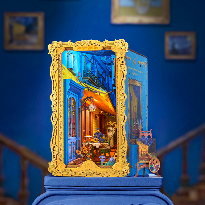 Rolife DIY Book Nook Kit - Starry Night Café TGB25