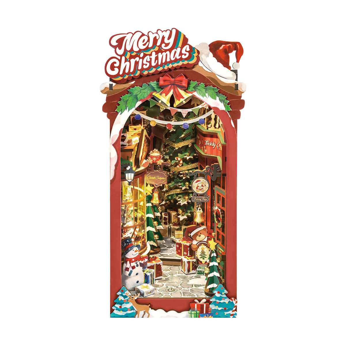 Rolife DIY Book Nook Kit - Christmas Street TGC06 gallery image 2