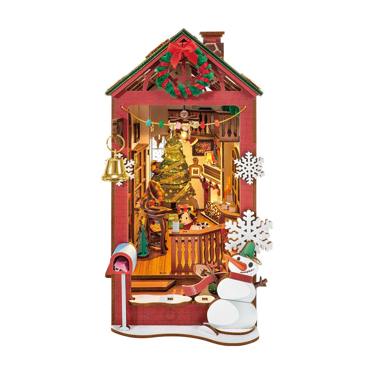 Rolife DIY Book Nook Kit - Christmas Indoor Scene TGC07 gallery image 2