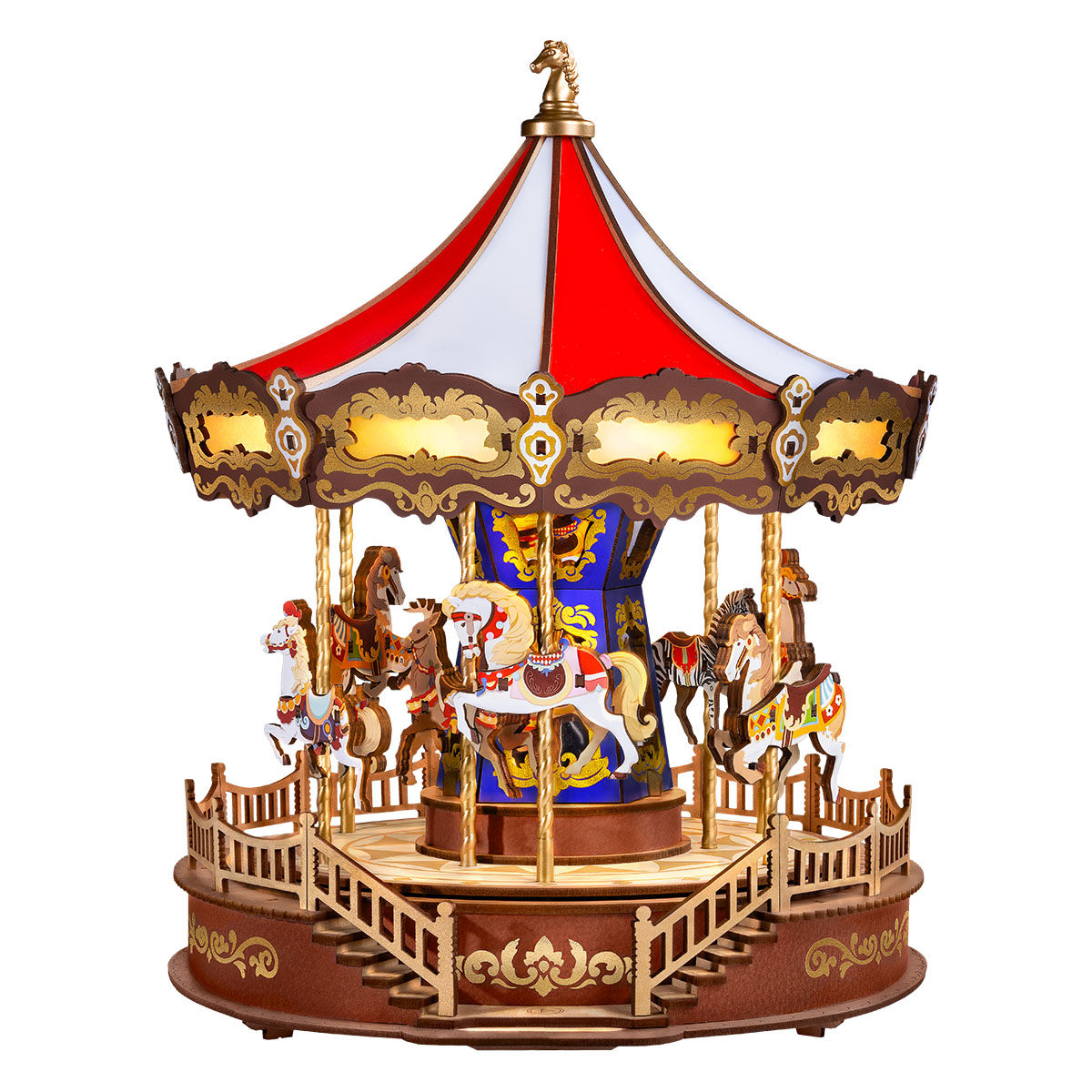 Rolife 3D Wooden Puzzle - Classic Carousel AMC01 alternate product view