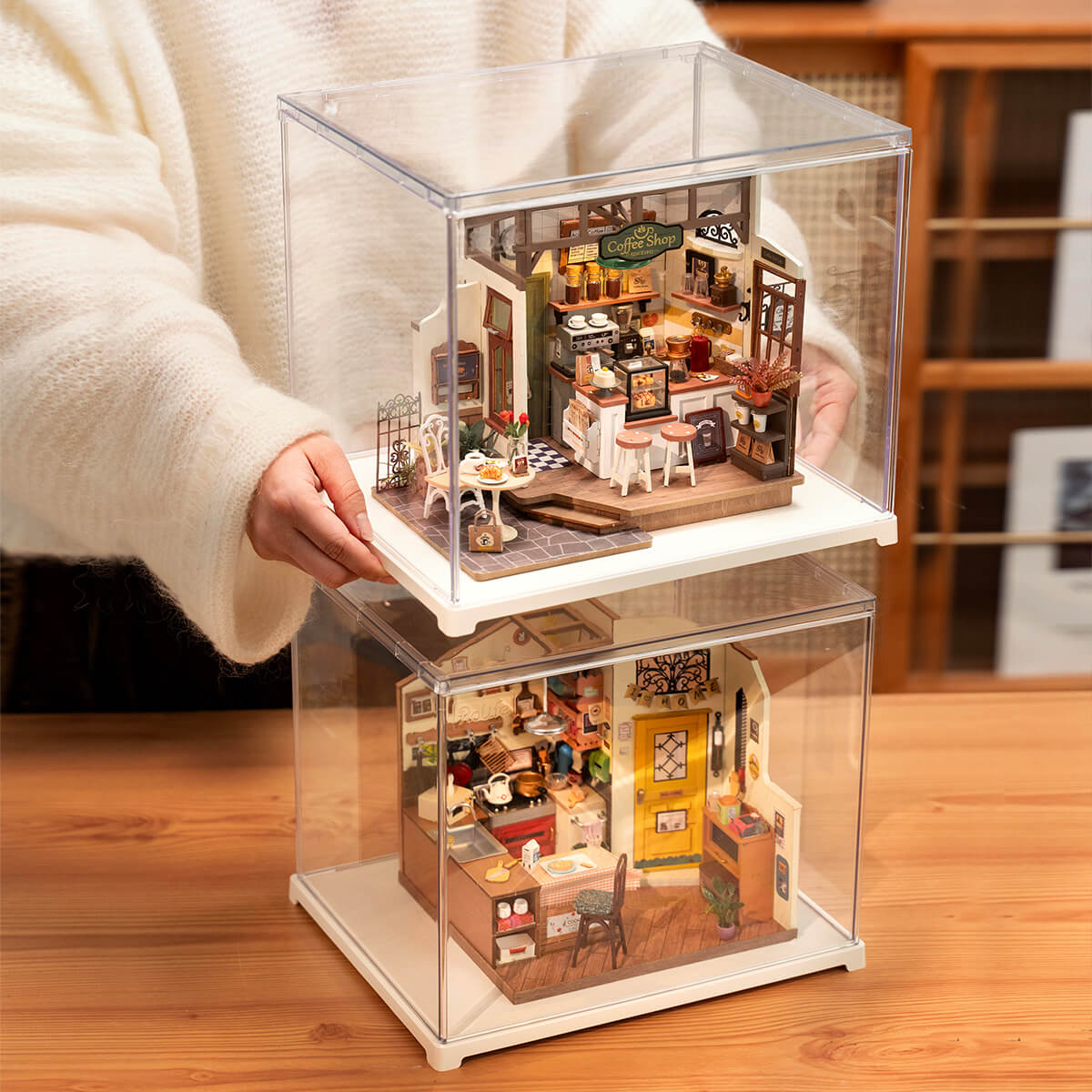 Rolife Miniaturhaus Ausstellungsbox DF03L Galeriebild 4