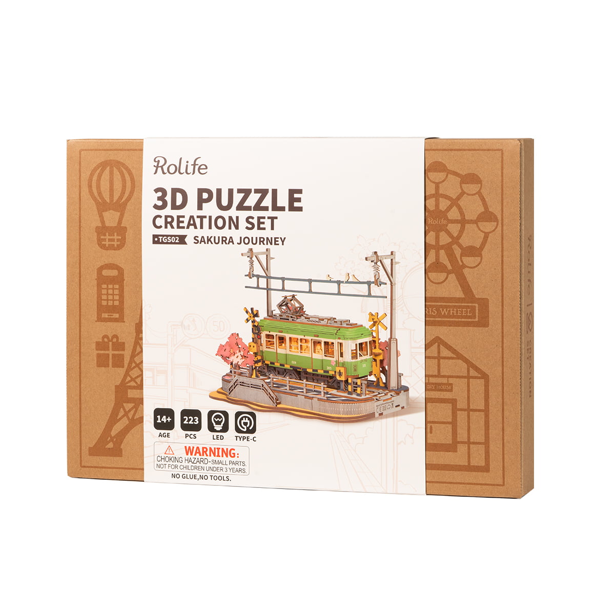 Rolife 3D Holzpuzzle - Sakura Journey TGS02 Galeriebild 8