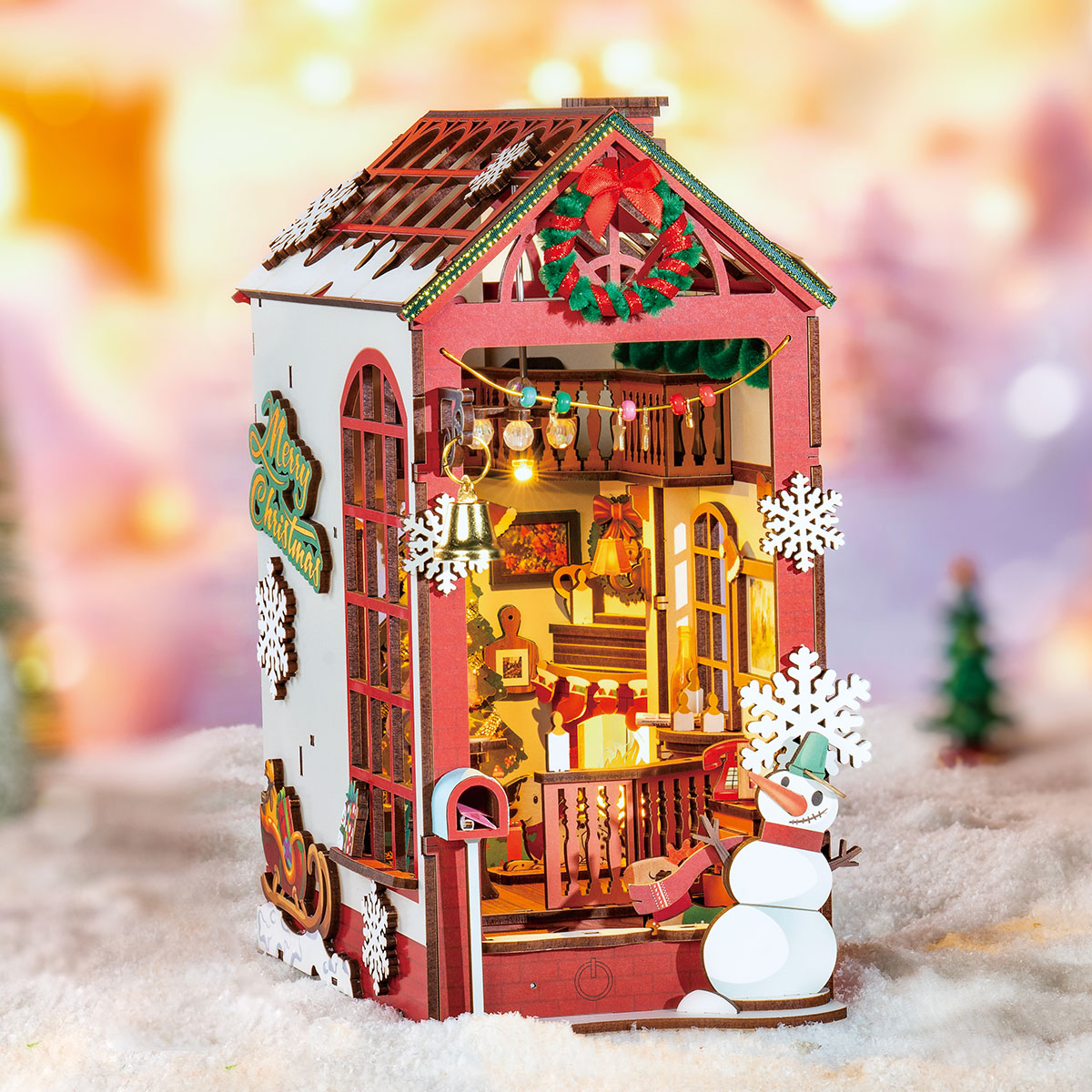 Rolife DIY Buchnische Kit - Weihnachts-Innenraumszene TGC07 Galeriebild 3