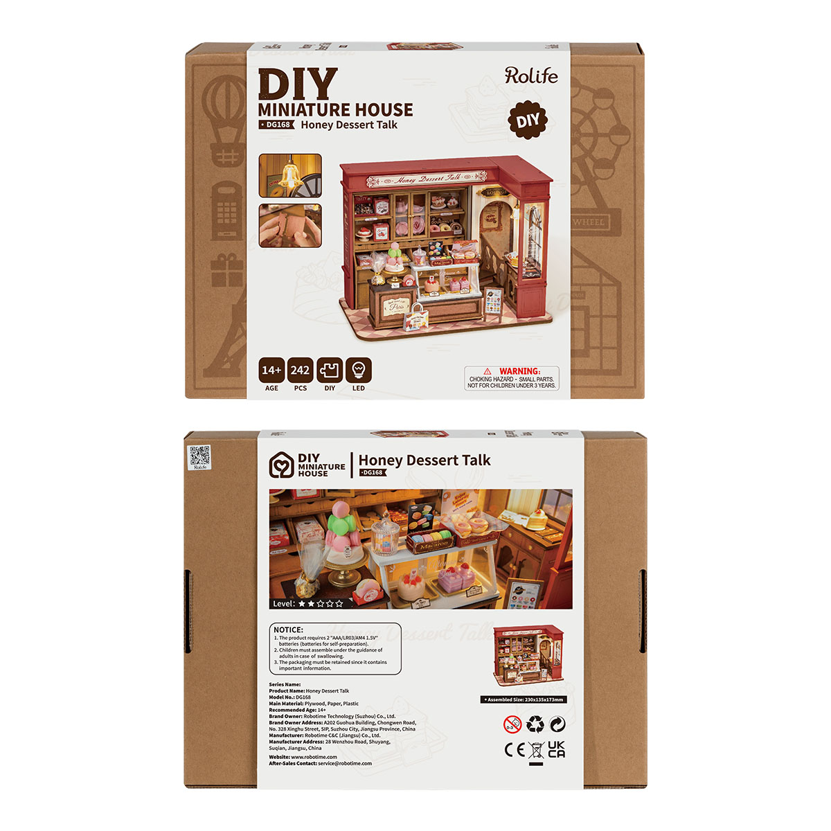 Rolife DIY Miniature House - Honey Dessert Talk DG168 gallery image 6