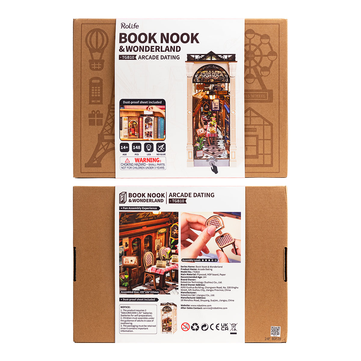 Rolife DIY Book Nook Kit - Arcade Dating TGB10 gallery image 7