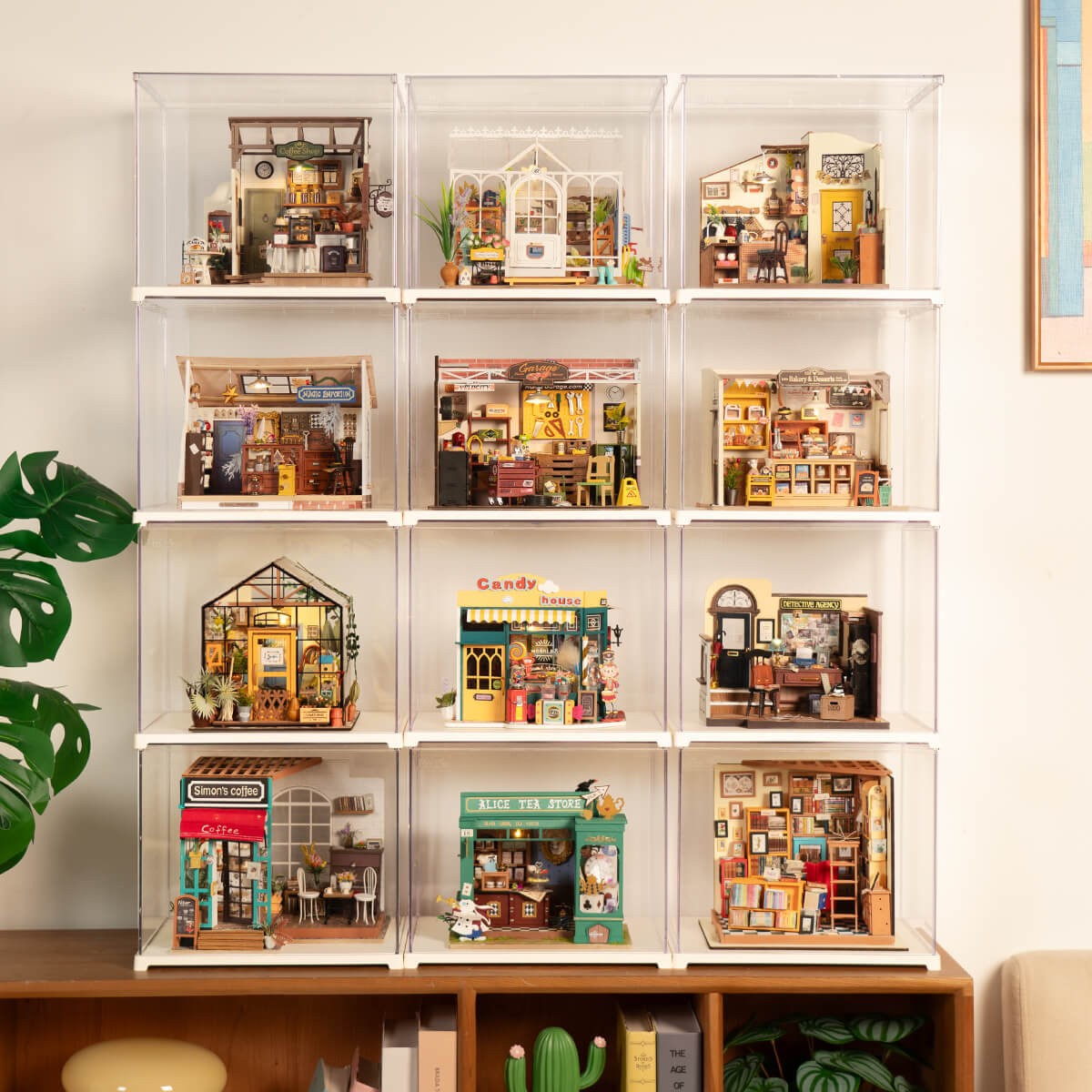 Rolife Miniaturhaus Ausstellungsbox DF03L Galeriebild 5