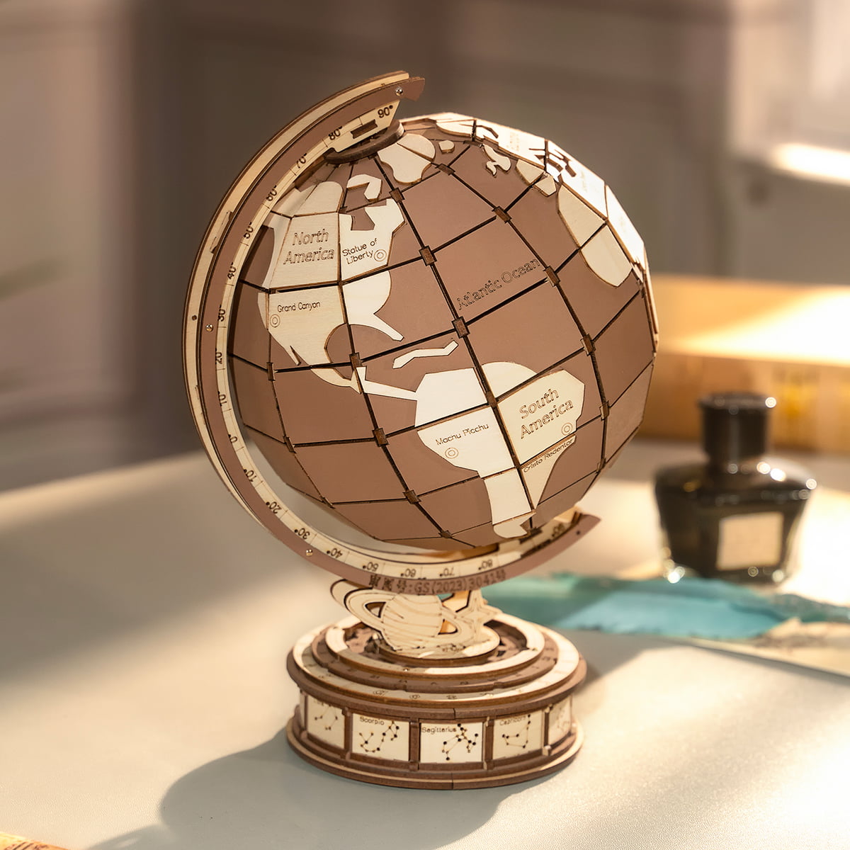 Rolife 3D Wooden Puzzle- Global Wonders TGM01 gallery image 1