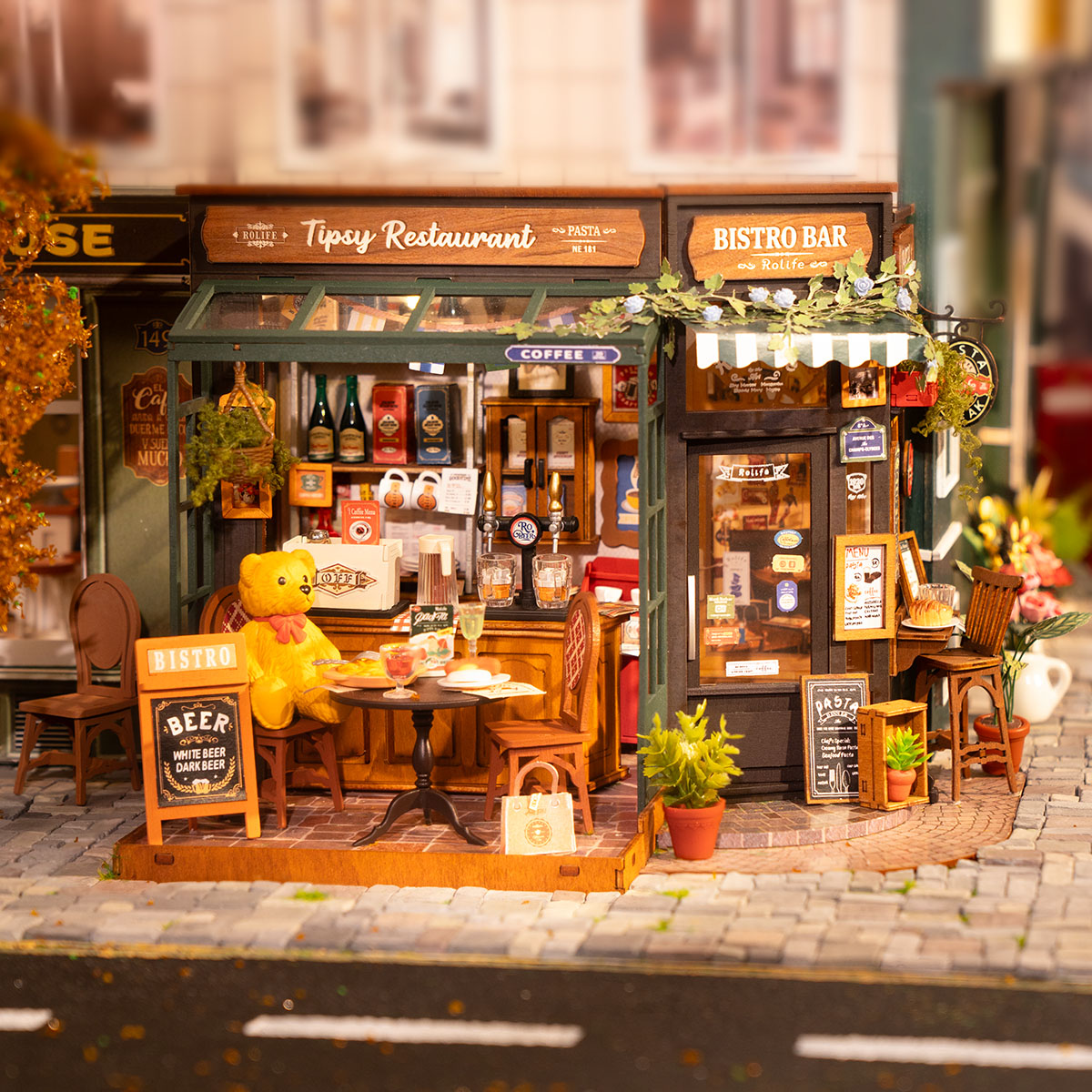 Rolife DIY Miniature House - Tipsy Restaurant DG167 galerij afbeelding 1