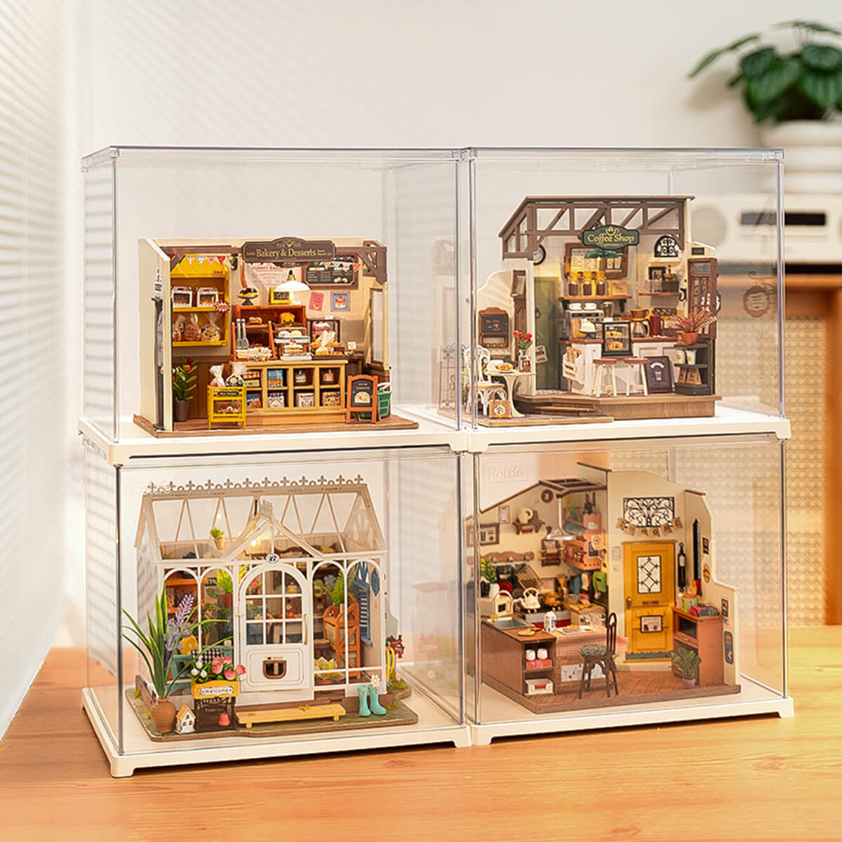 Rolife Miniaturhaus Ausstellungsbox DF03L Galeriebild 2