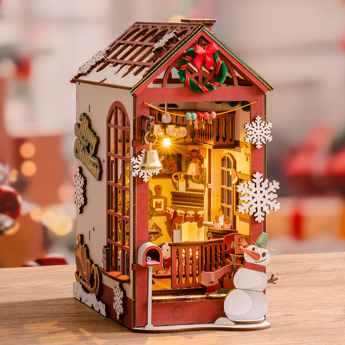 Rolife DIY Book Nook Kit - Christmas Street TGC06 gallery image 6