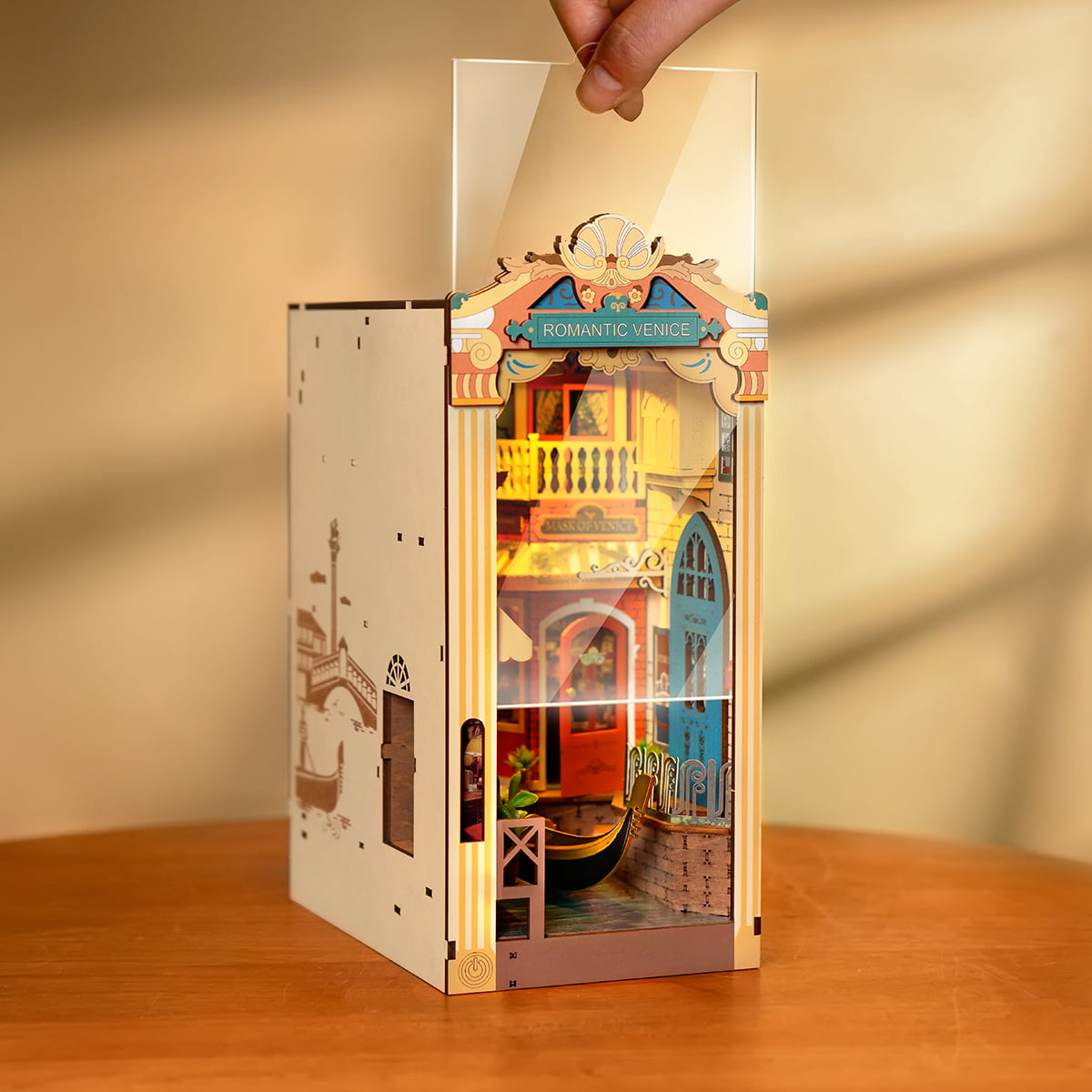 Rolife DIY Boek Nook Kit - Romantisch Venetië TGB08 galerij afbeelding 3
