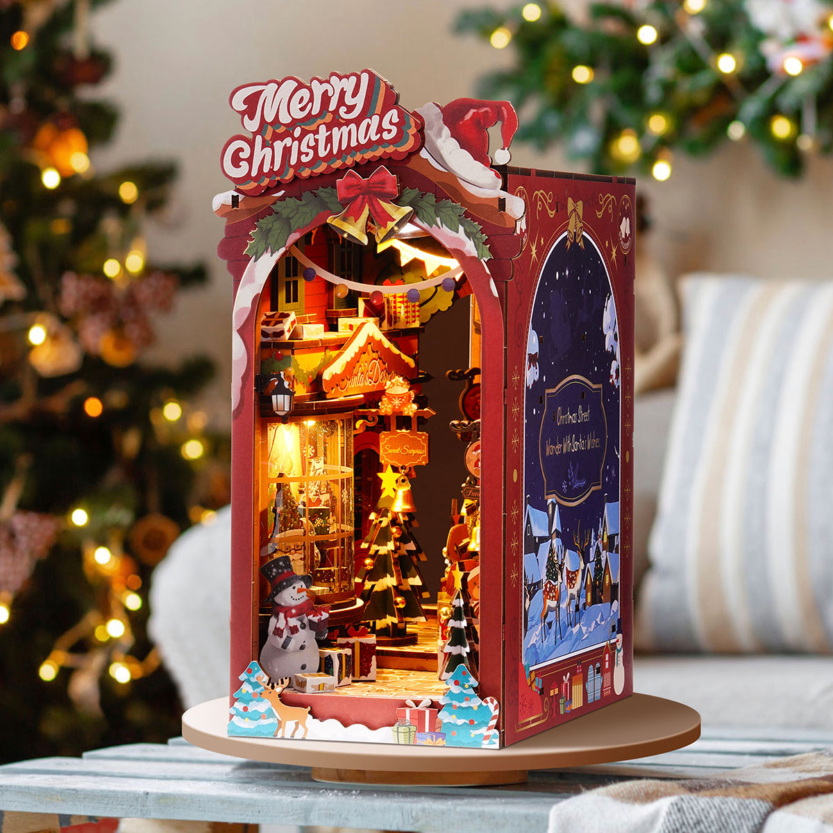 Rolife DIY Book Nook Kit - Christmas Street TGC06 gallery image 4