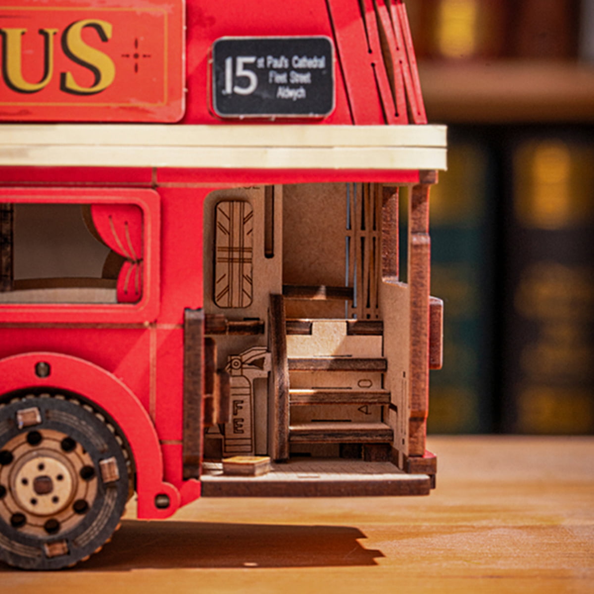 Rolife 3D-Holzpuzzle – Londoner Bus