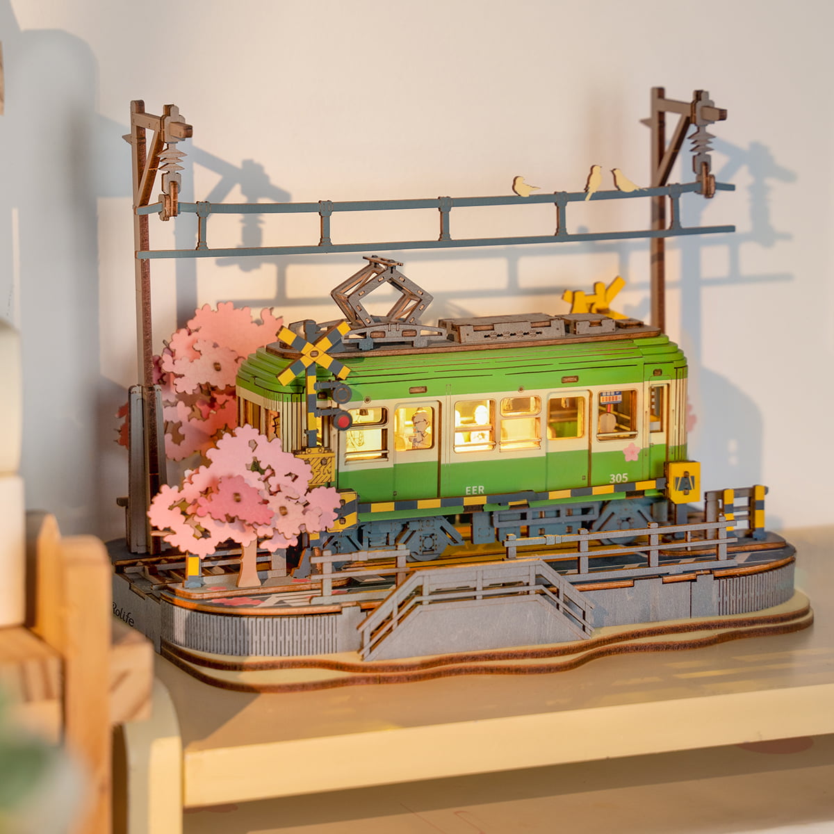 Rolife 3D Wooden Puzzle- Sakura Journey TGS02 gallery image 1