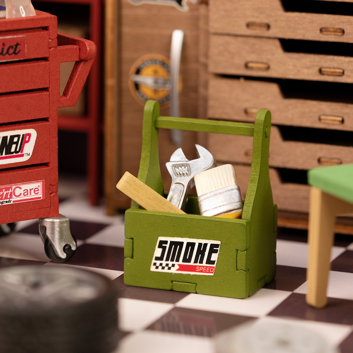 Rolife DIY Miniature House Kit - Garage Workshop DG165 gallery image 5