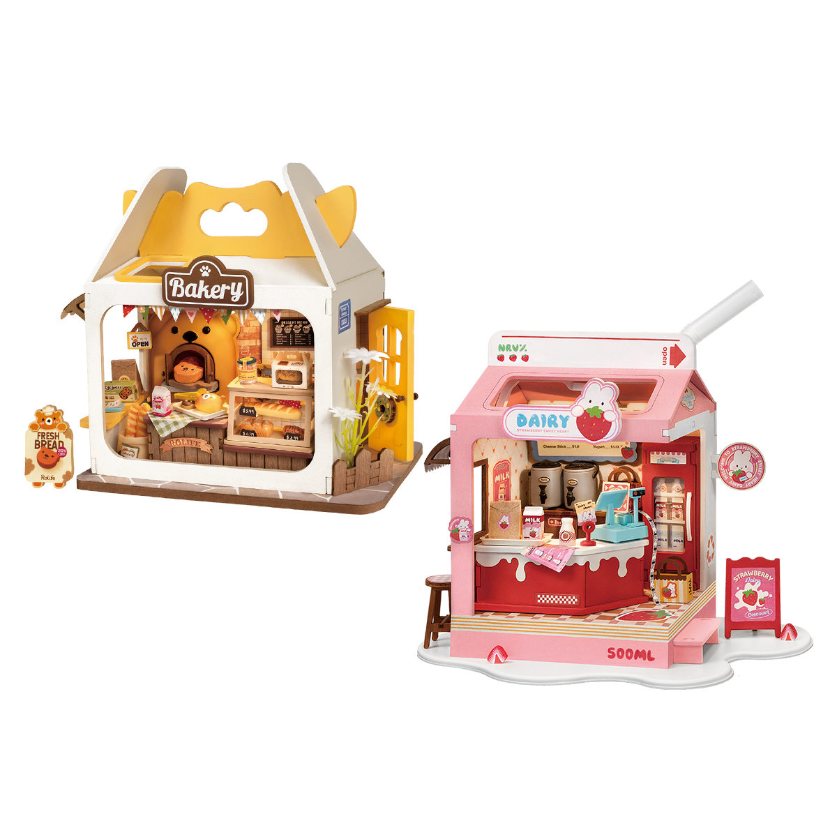 Rolife DIY Miniature House - Food Box Shop galerij afbeelding 2