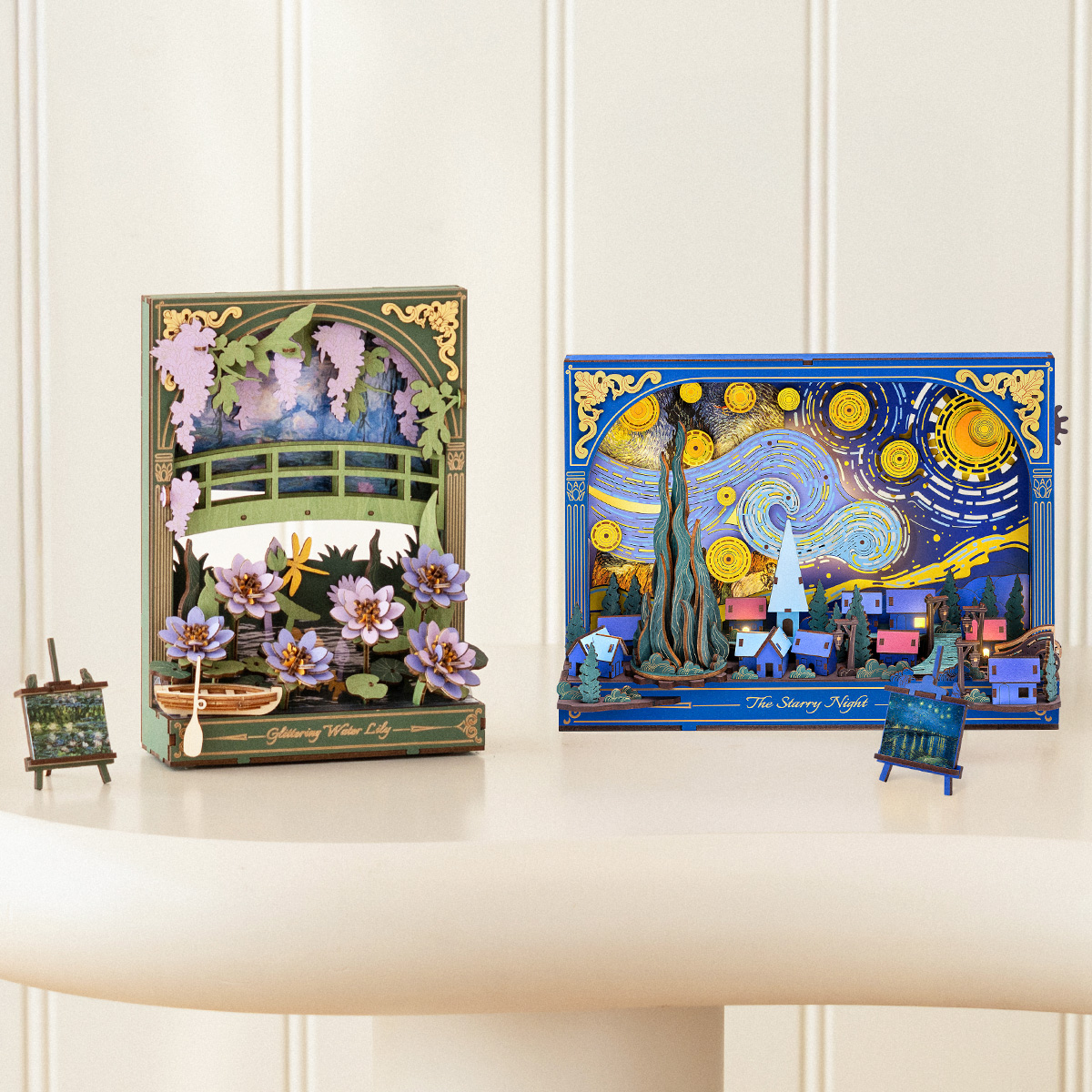 The Starry Night package front and back with product information