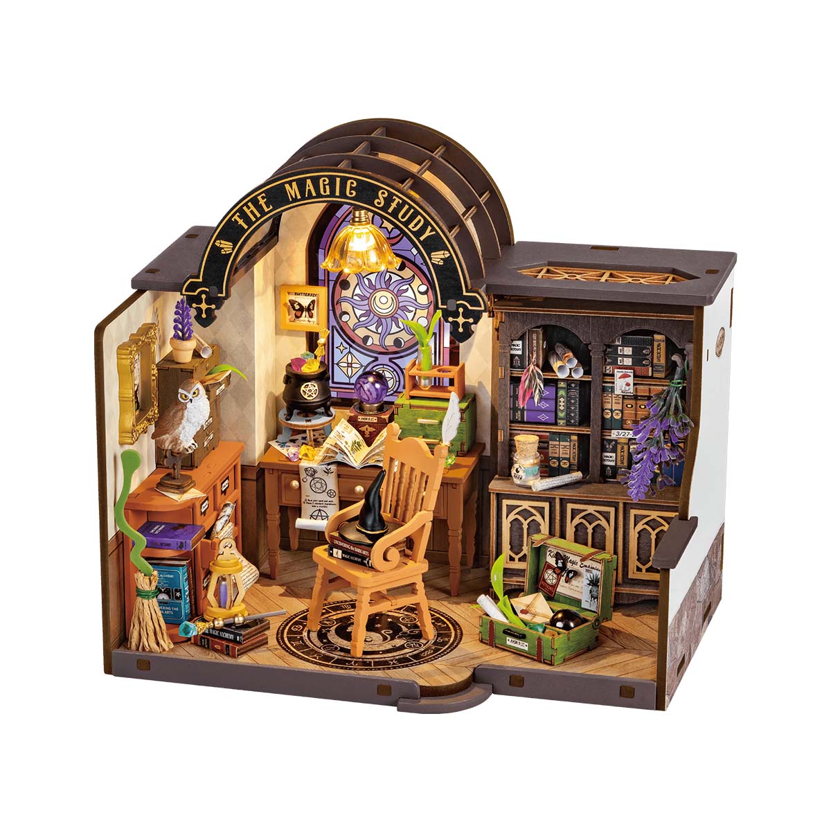 Rolife DIY Miniature House - The Magic Study DG166 galerij afbeelding 2