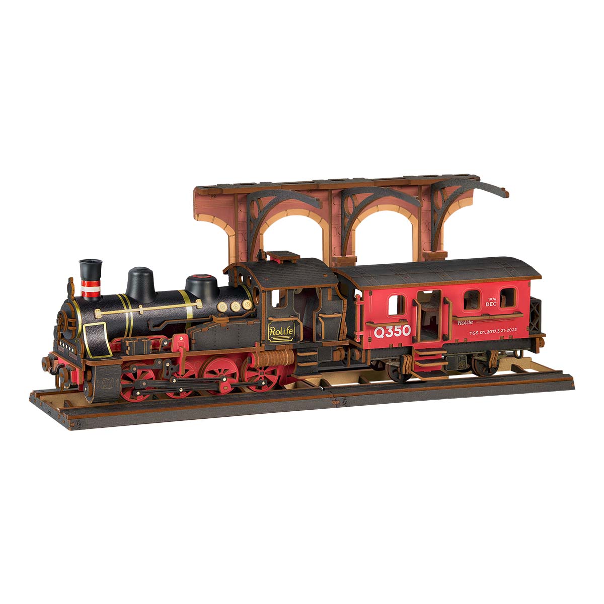 Rolife 3D Wooden Puzzle - Steam Journey TGS01 gallery image 2