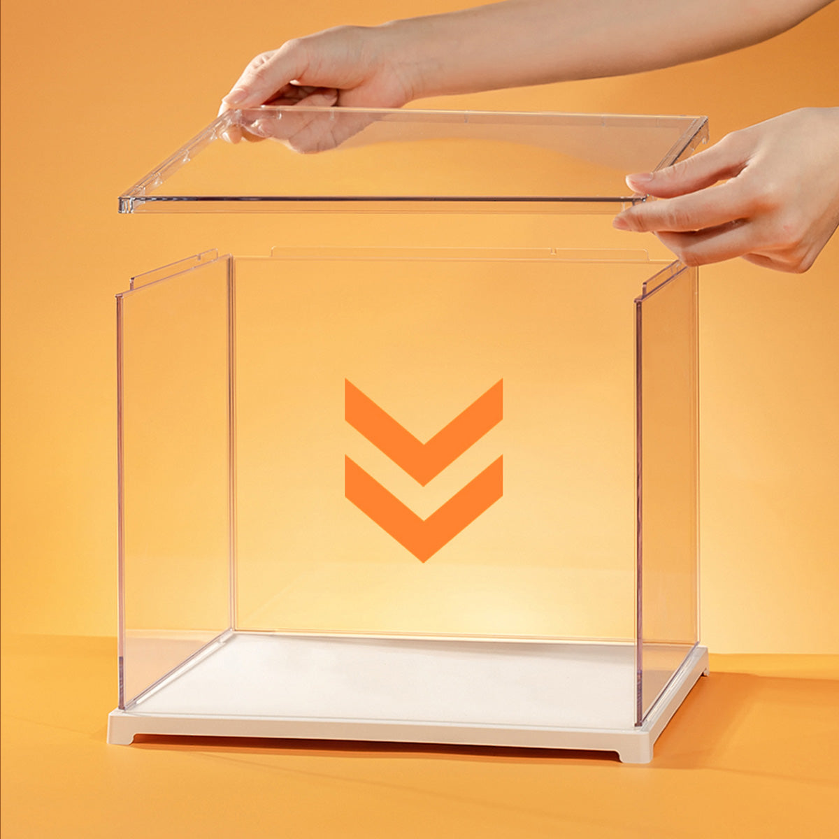 DF04L acrylic display box assembly scene