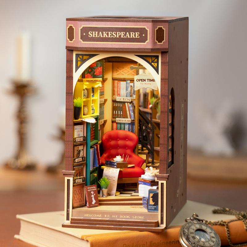 Rolife DIY Boek Nook Kit - Boekwinkel TGB07 tafel display scène