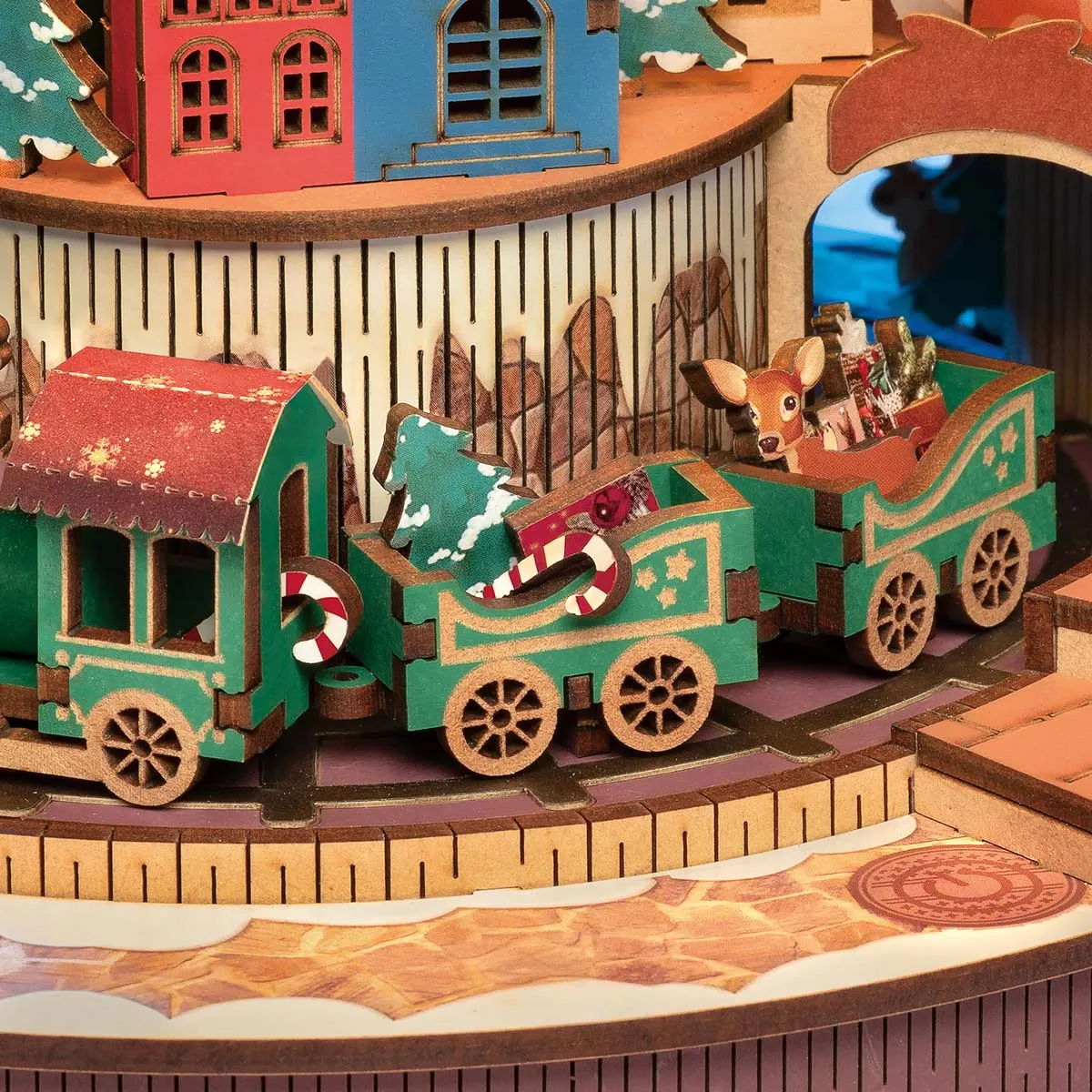 Rolife 3D Holzpuzzle - Weihnachtsmelodie Baum AMS01 Galeriebild 7