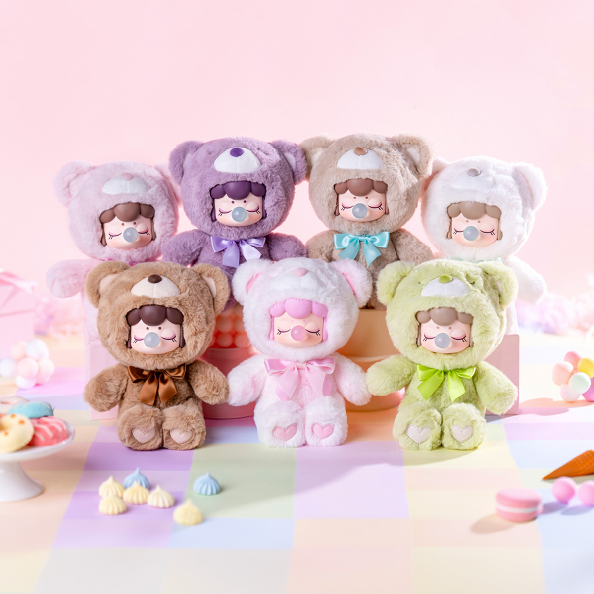 Rolife Surprise Plush Dolls - Nanci Colorful Chocolate Cutie Bears MNAXX vista alternativa del producto