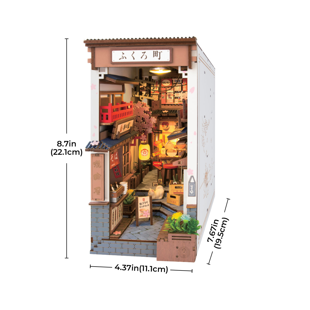 Rolife DIY Buchnische Kit - Sakura Wein Alley TGB11 Galerie Bild 8