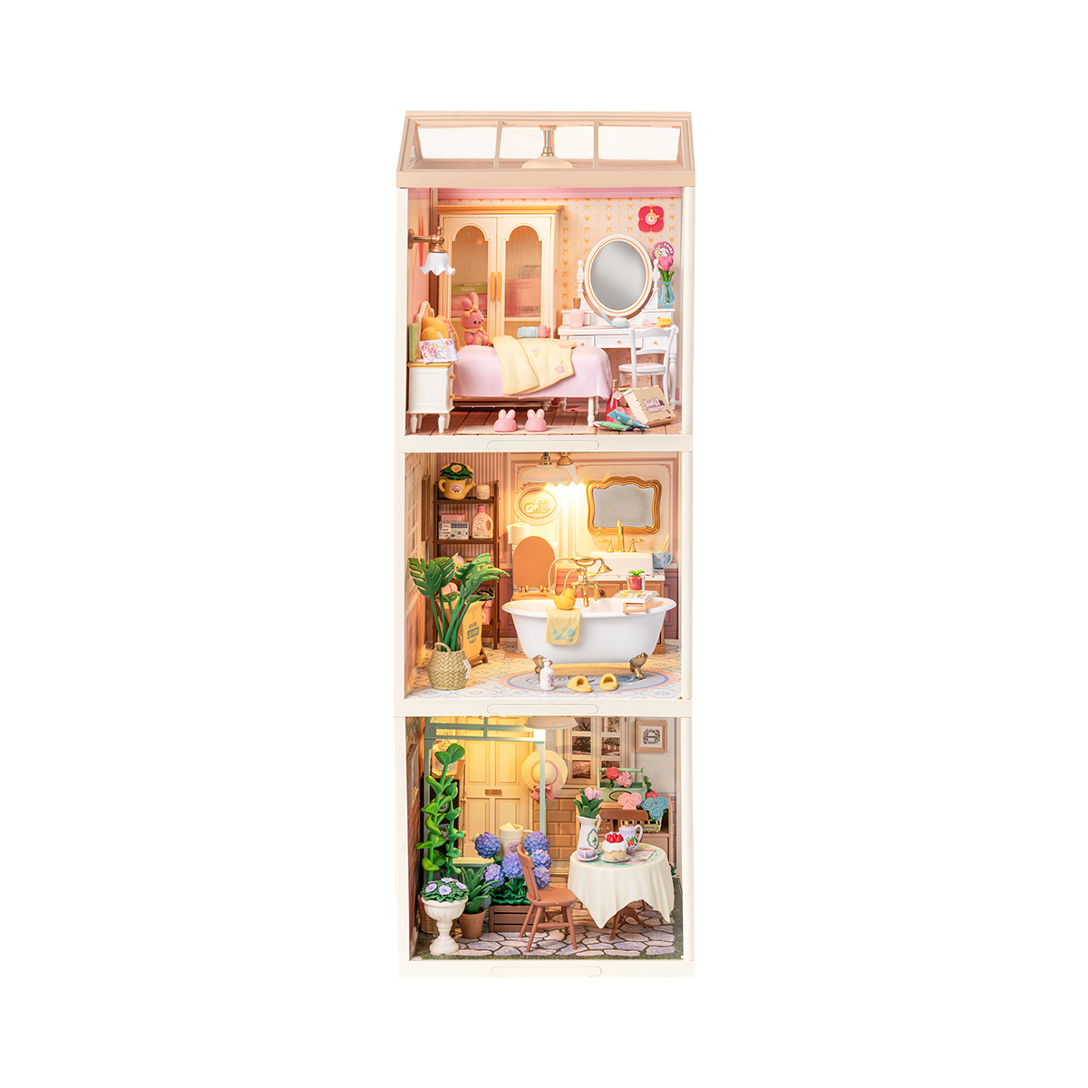 Rolife Super Creator Miniaturhaus 3 in 1 | Form alternative Produktansicht