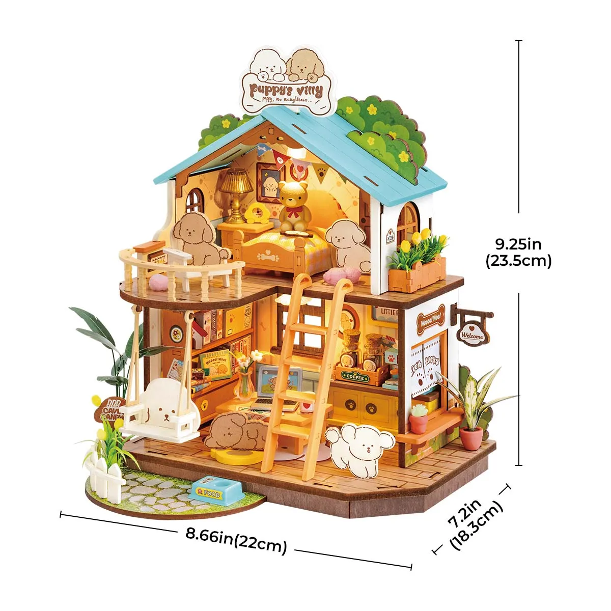 Rolife DIY Miniature House - Puppy's Cozy Villa DG169 gallery image 6