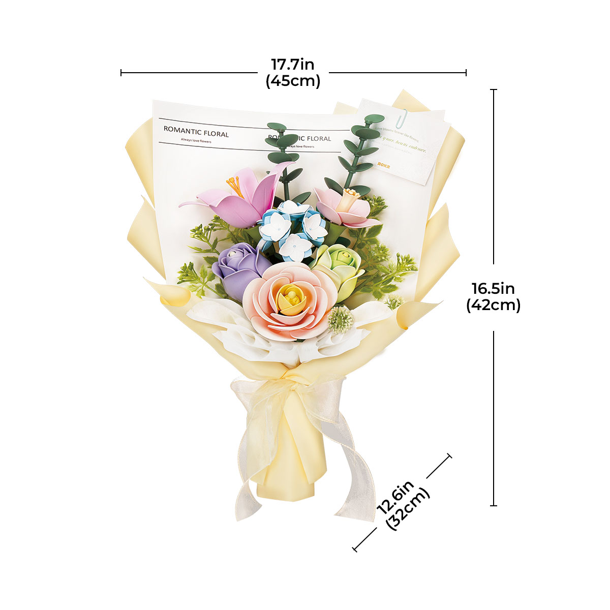 ROKR DIY 3D Puzzle - Spring Time Bouquet AF01J gallery image 6