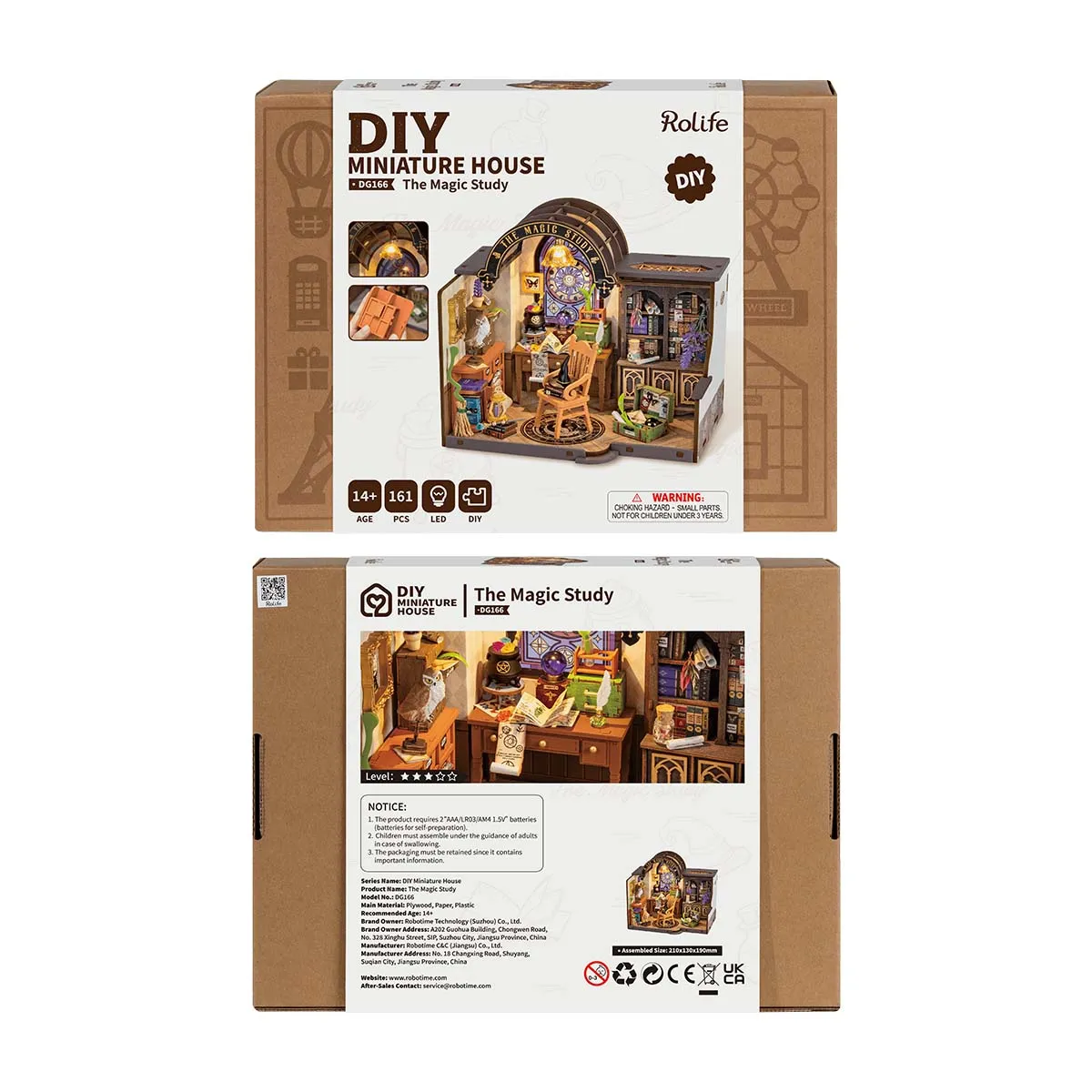 Rolife DIY Miniature House - The Magic Study DG166 galerij afbeelding 7