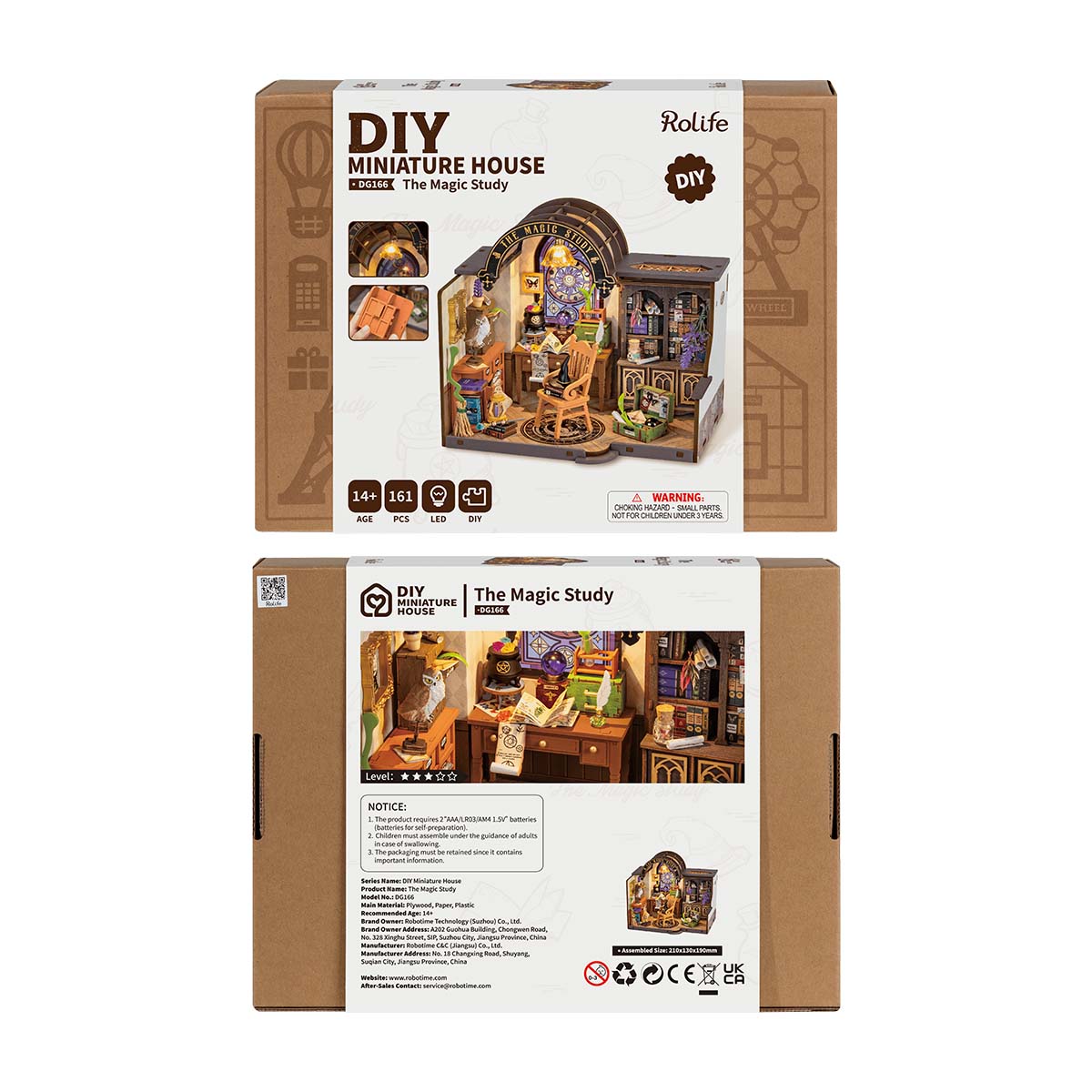 Rolife DIY Miniature House - The Magic Study DG166 galerij afbeelding 7