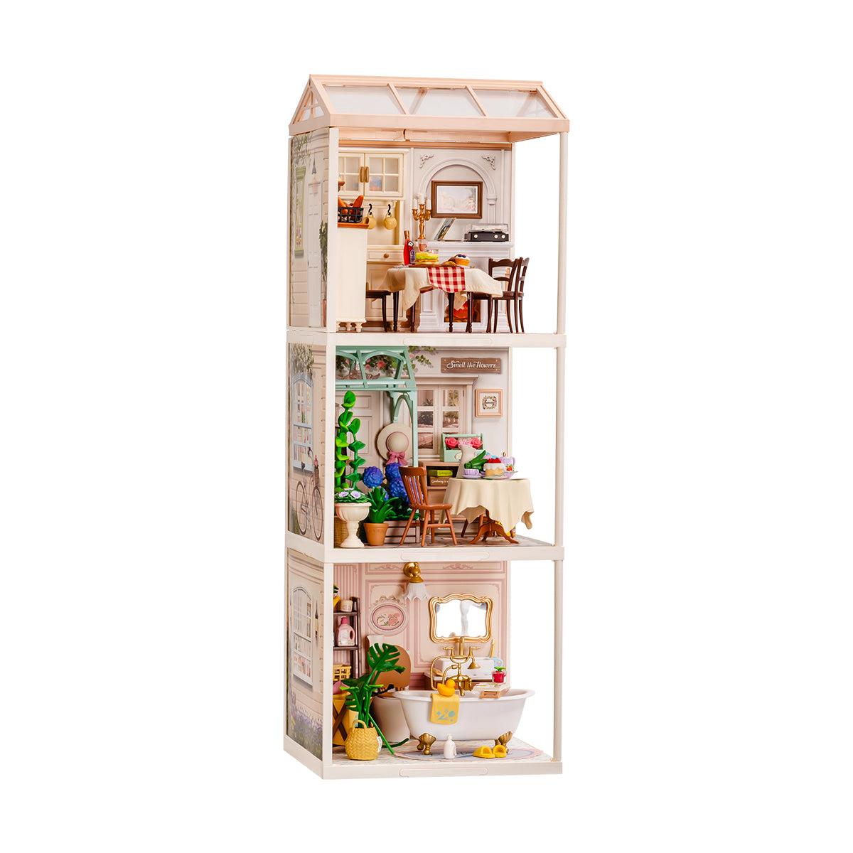 Rolife Super Creator Maison Miniature 3 en 1 | Image de la galerie de forme 6