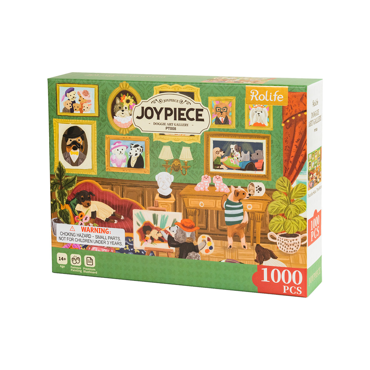 Rolife 1000 stukjes legpuzzel - Doggie Art Gallery PT008 galerij afbeelding 7