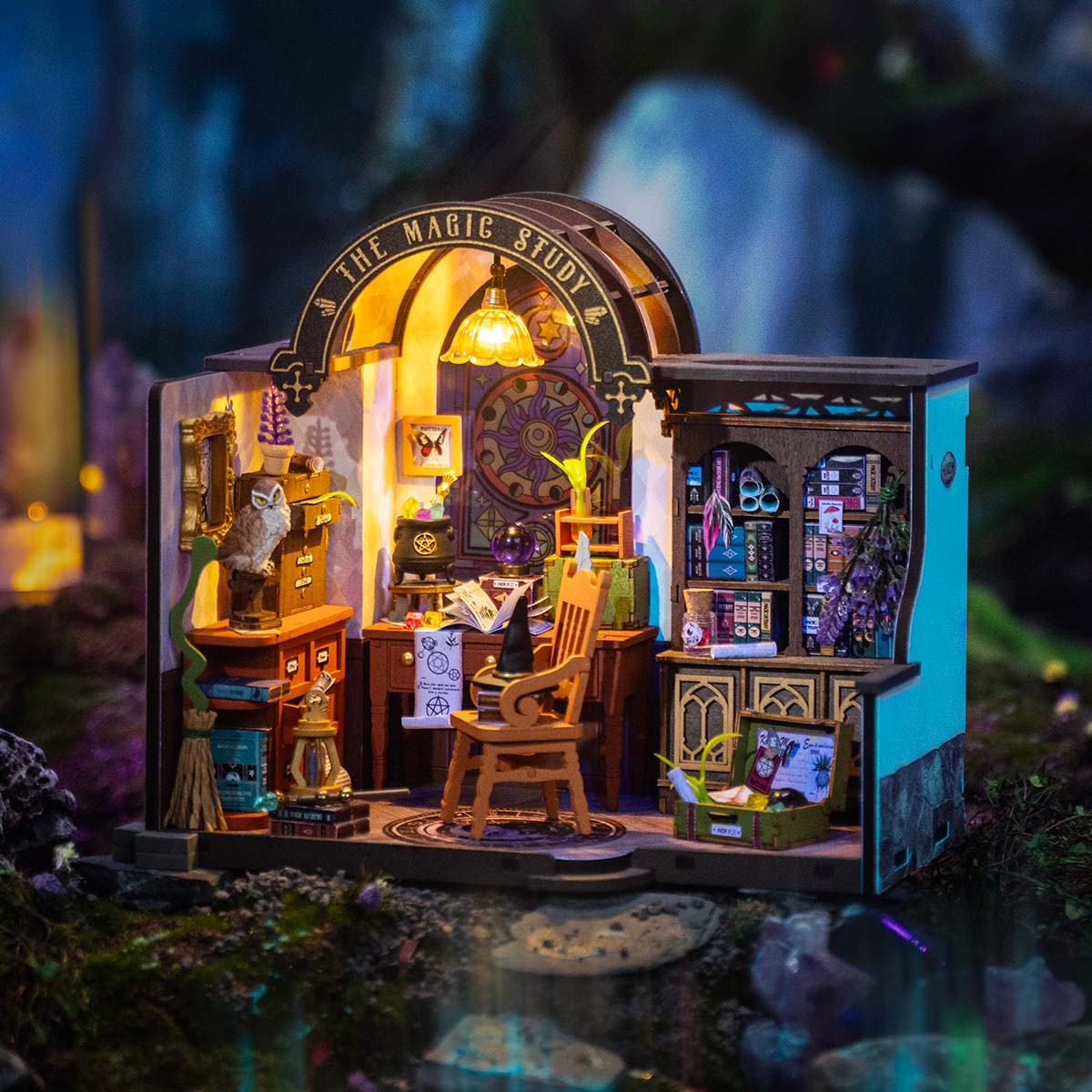Rolife DIY Miniature House - The Magic Study DG166 galerij afbeelding 1