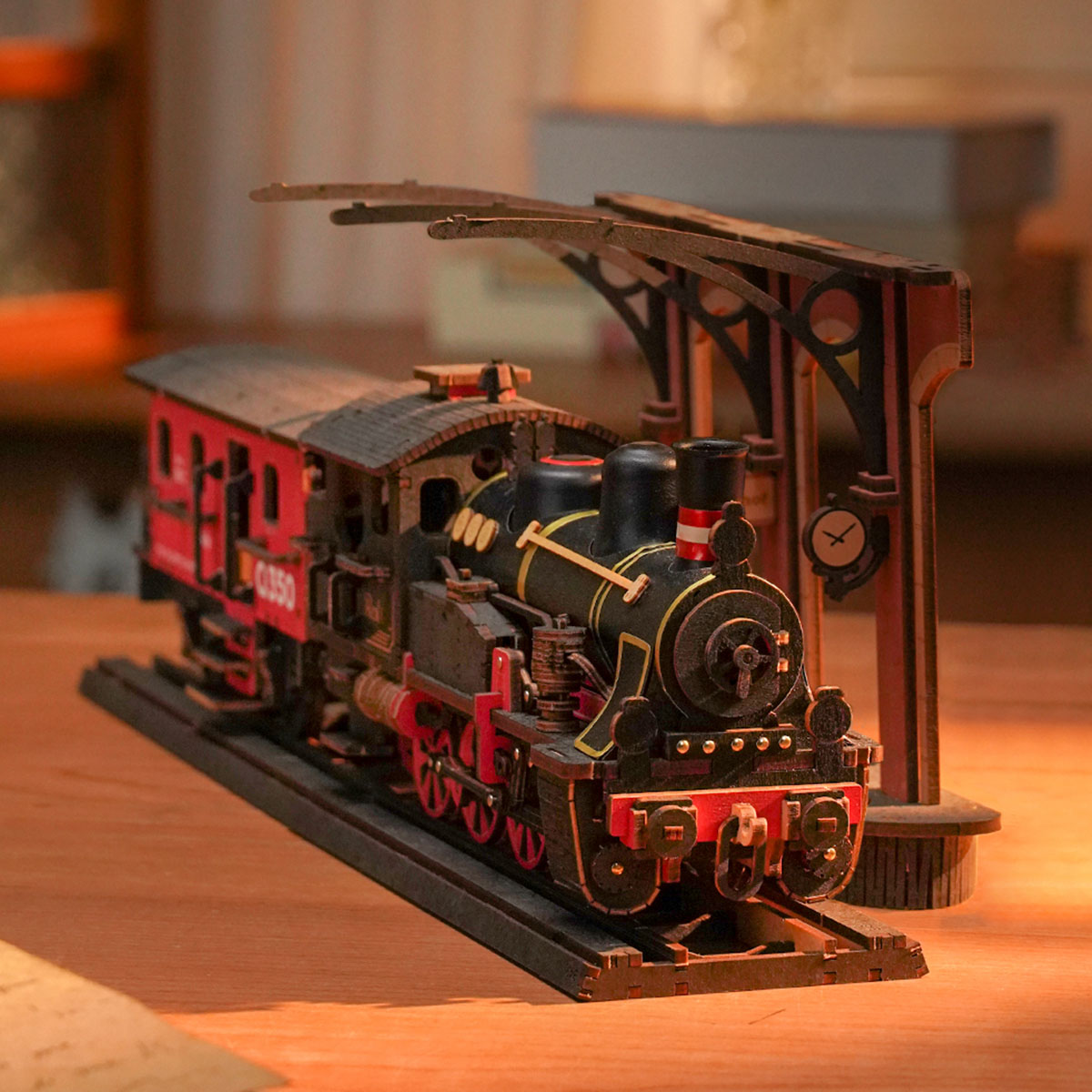 Rolife 3D Wooden Puzzle - Steam Journey TGS01 gallery image 1
