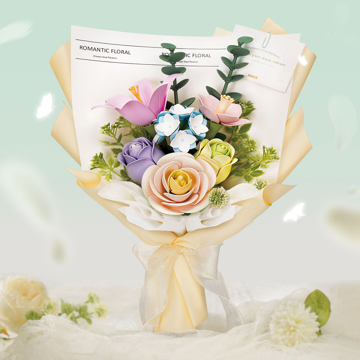 ROKR DIY 3D Puzzle - Spring Time Bouquet AF01J product hero image