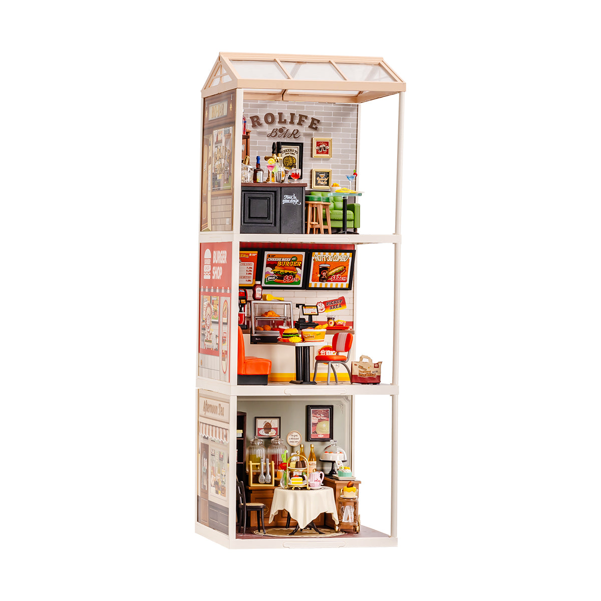 Rolife Super Creator Miniature House 3 en 1 | Image de la galerie de forme 7