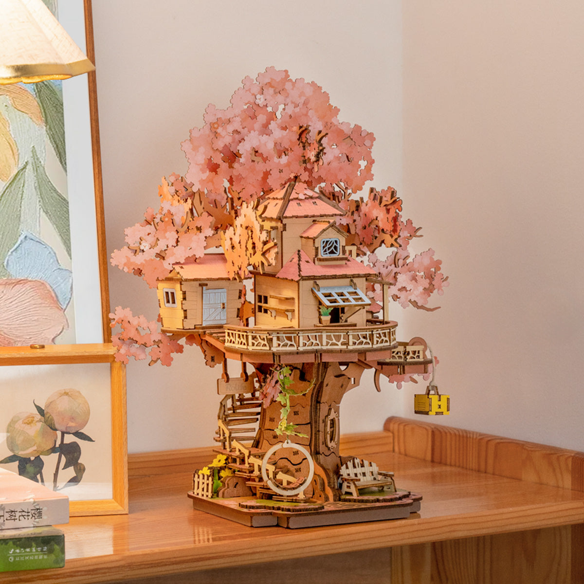 Rolife 3D Holzpuzzle - Sakura Baumhaus TGS04 Galeriebild 6