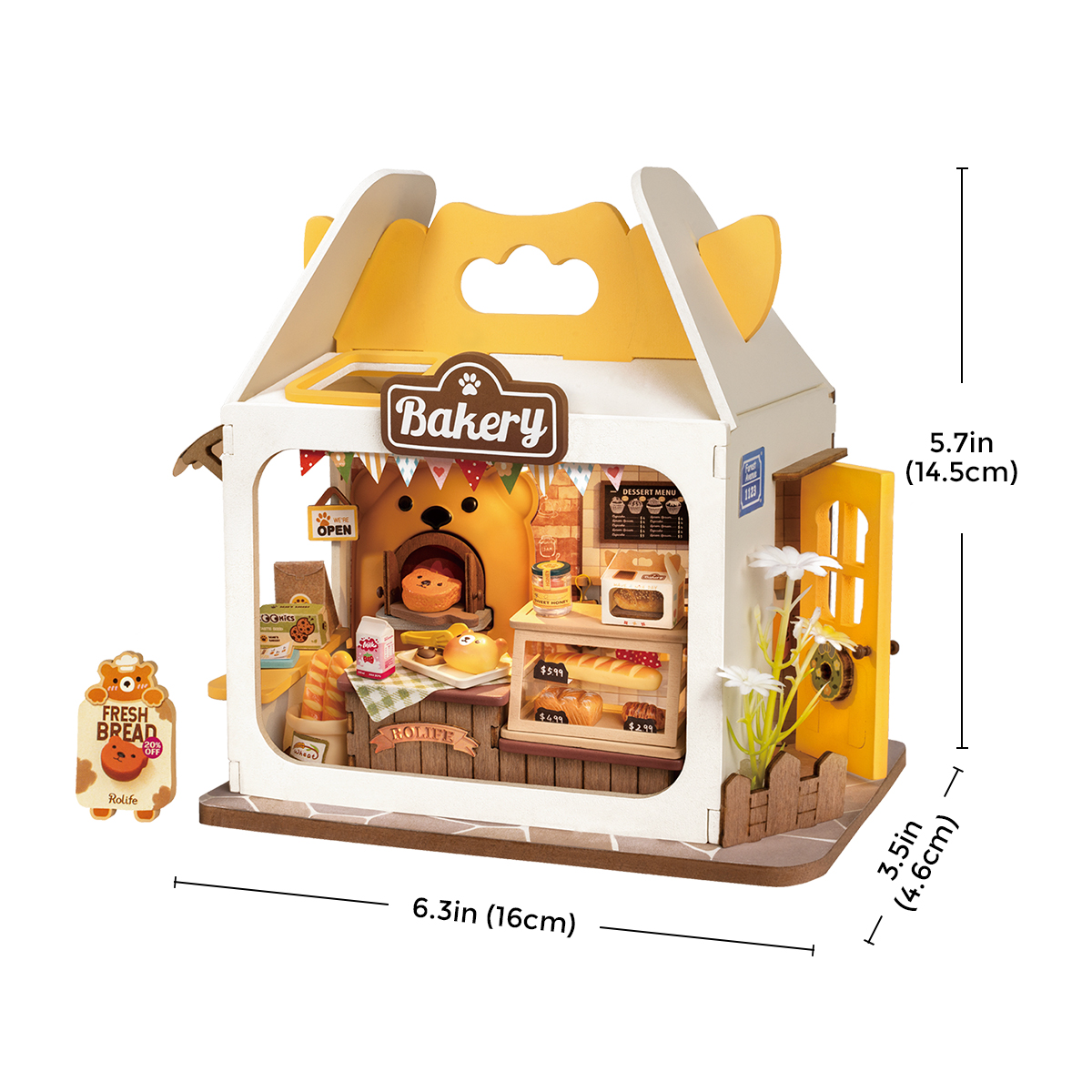 Rolife DIY Miniature House - Food Box Shop galerij afbeelding 8