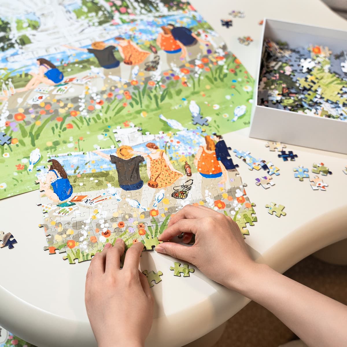 Rolife 1000 Teile Puzzle - Nachmittagsbrunnen PT001 Galeriebild 7