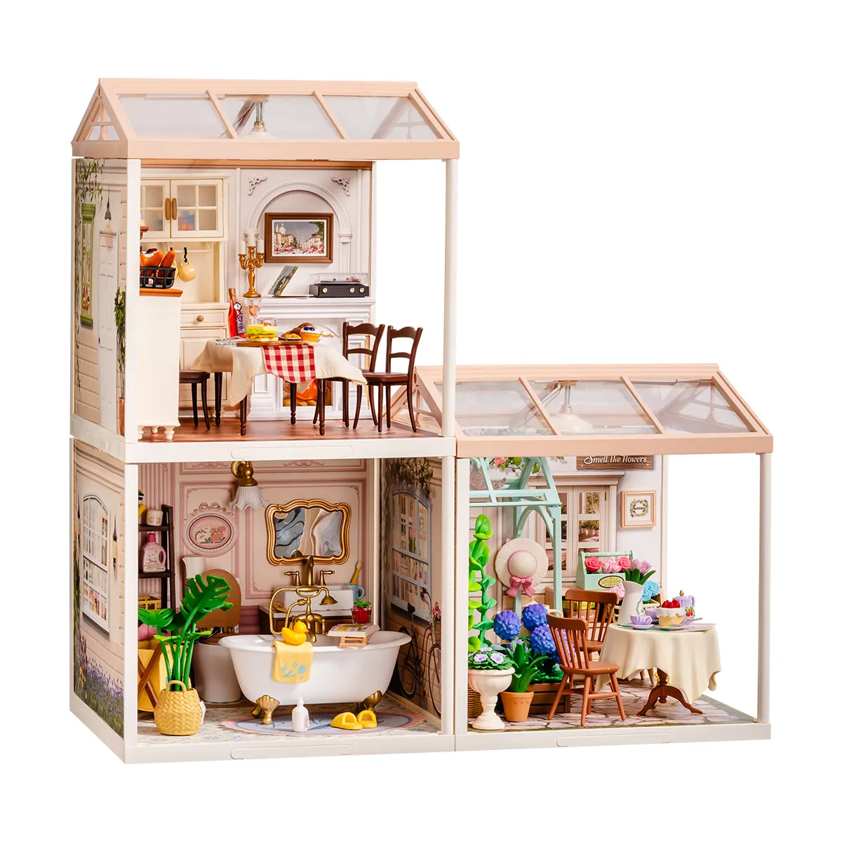 Rolife Super Creator Miniature House 3 en 1 L Shape imagen de galería 4