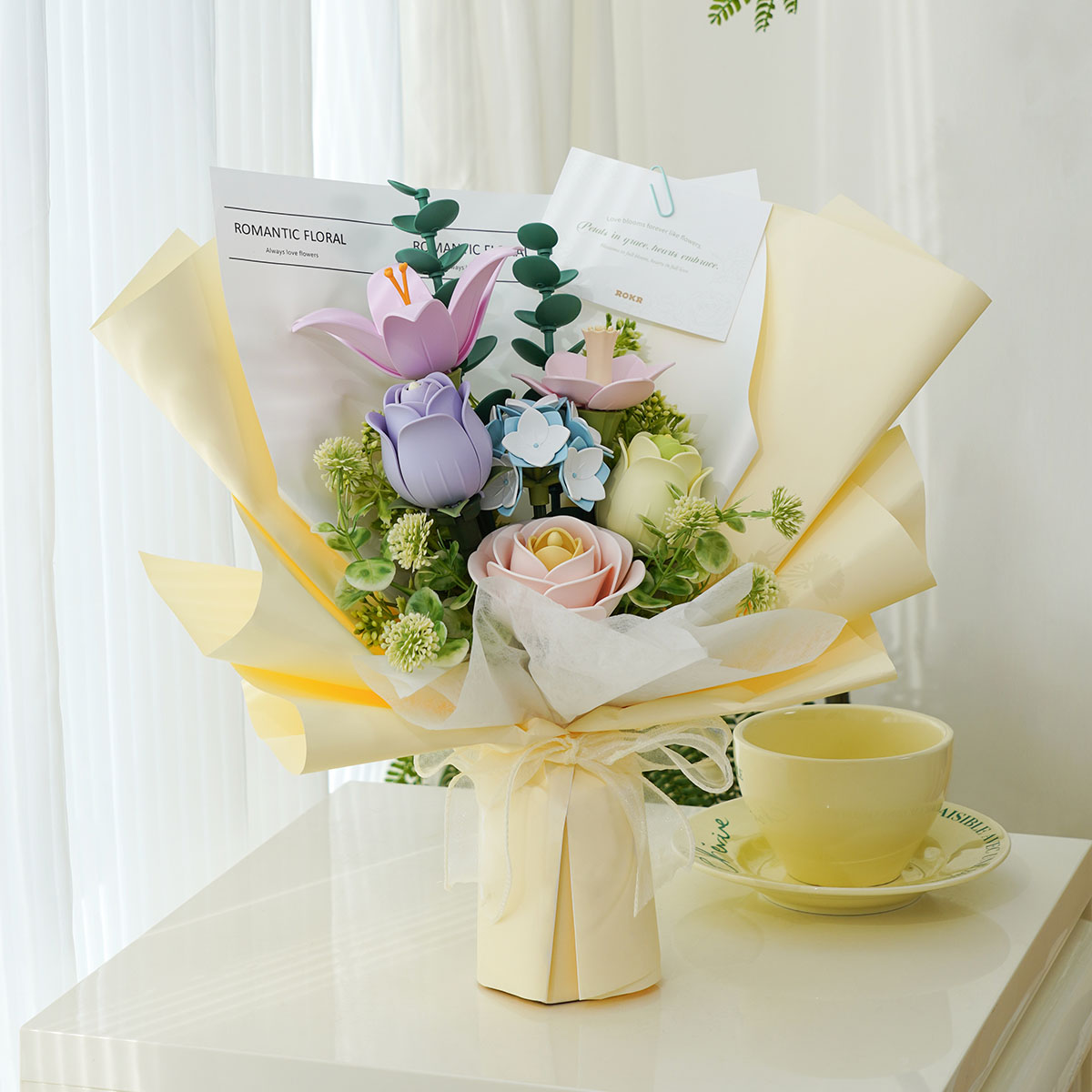 ROKR DIY 3D Puzzle - Spring Time Bouquet AF01J alternate product view