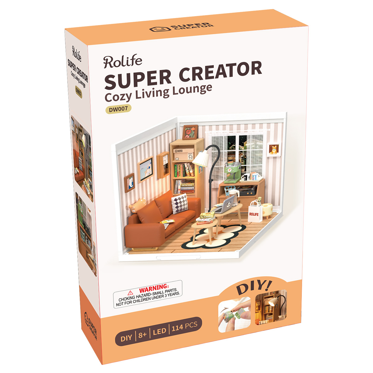 Rolife Cozy Living Lounge Super Creator Miniature House DW007 Galerie Bild 8