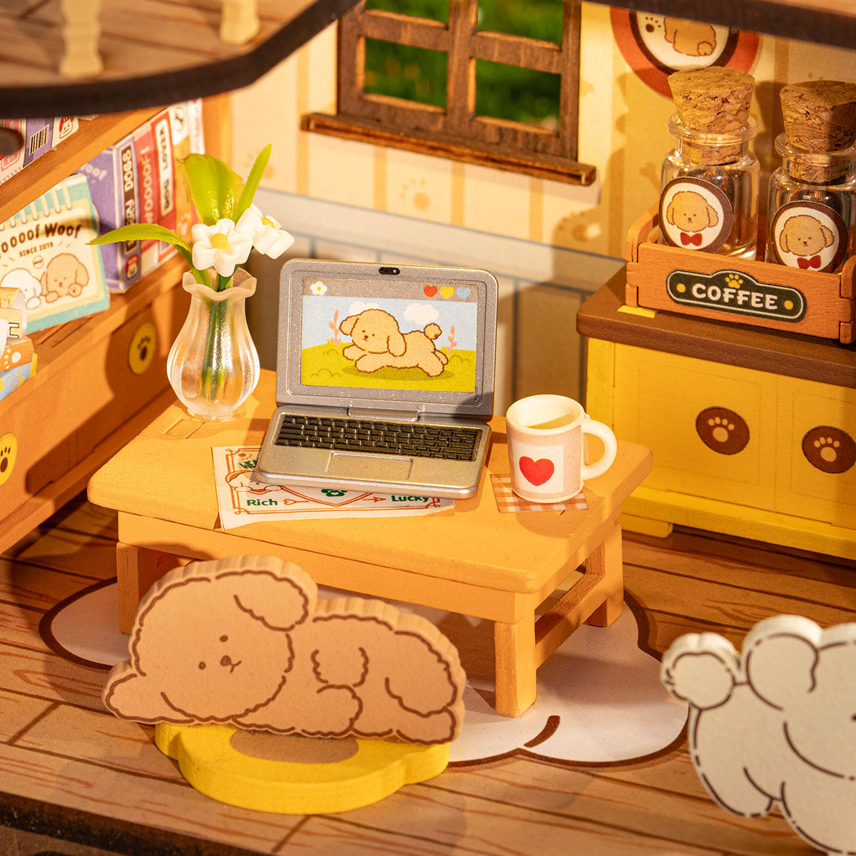 Rolife DIY Miniature House - Puppy's Cozy Villa DG169 gallery image 5