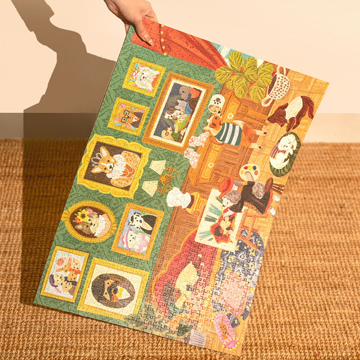 Rolife 1000 stukjes legpuzzel - Doggie Art Gallery PT008 galerij afbeelding 5