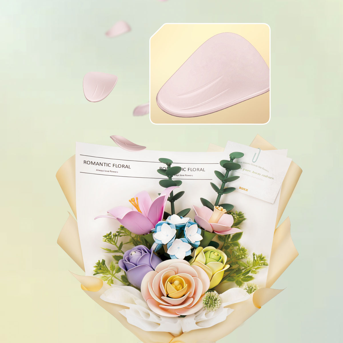 ROKR DIY 3D Puzzle - Spring Time Bouquet AF01J gallery image 4